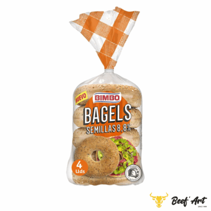 Bagels Semillas beef art